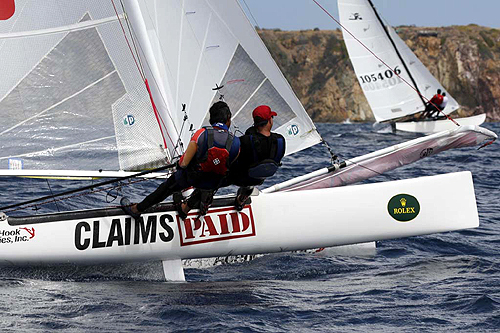 Kirk Boeger sailing in the Virgin Islands Kirk Boeger sailing in the Virgin Islands