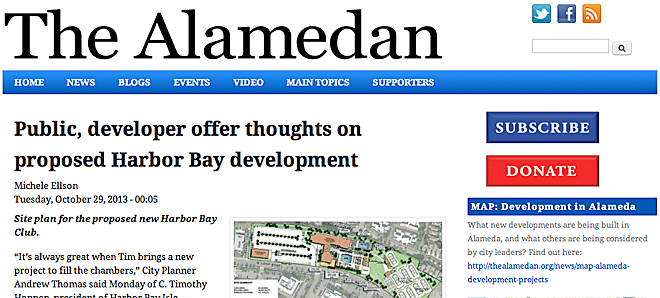 The Alamedan - Alameda Community News project with Michele Ellson