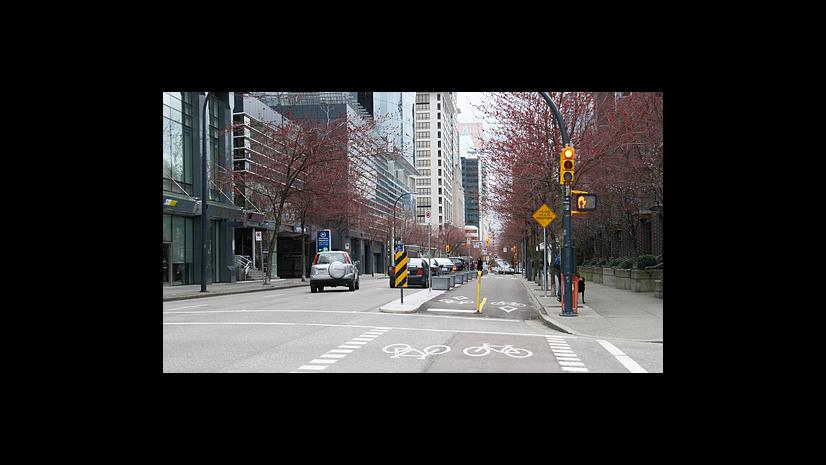 Vancouver bike lanes - the best!