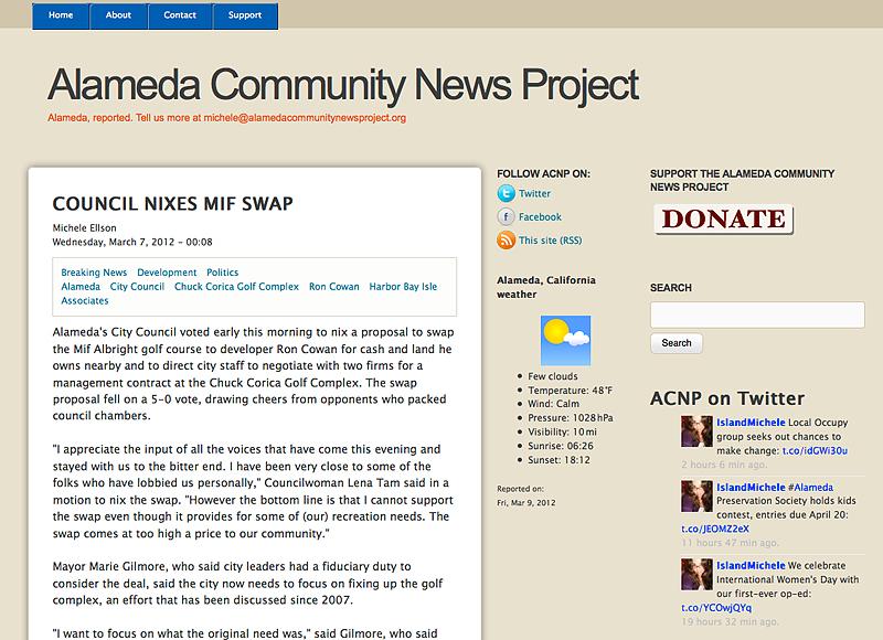 Alameda Community News Project