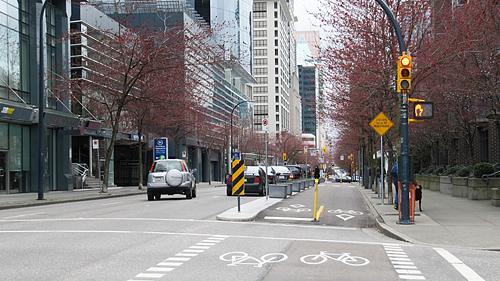 Vancouver bike lanes - the best!