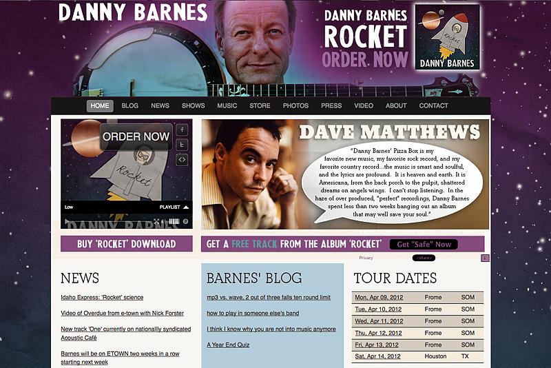 Danny Barnes Banjo Website