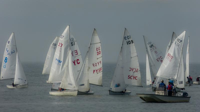 High school sailing at RYC