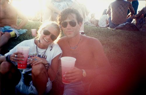 Sarah and Pat Byrne enjoying the Summer of '90 -- Grateful Dead @ Sandstone