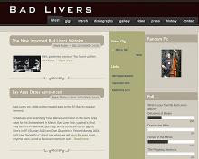 Bad Livers website - by superclean