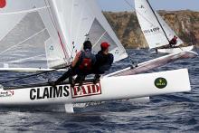 Kirk Boeger sailing in the Virgin Islands