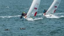 match racing on the cityfront.