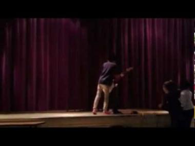 Embedded thumbnail for Simon performs &amp;quot;Darkness&amp;quot; at LMS talent show